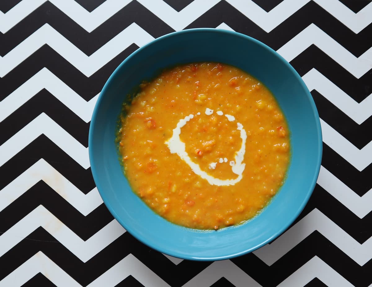 Kürbissuppe - mit Möhren und Kartoffeln - Glutenfreies Rezept von maximalfannitastisch