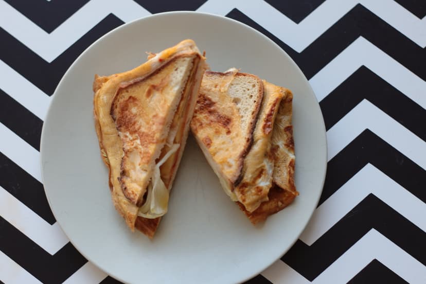 Foto von Eiersandwich