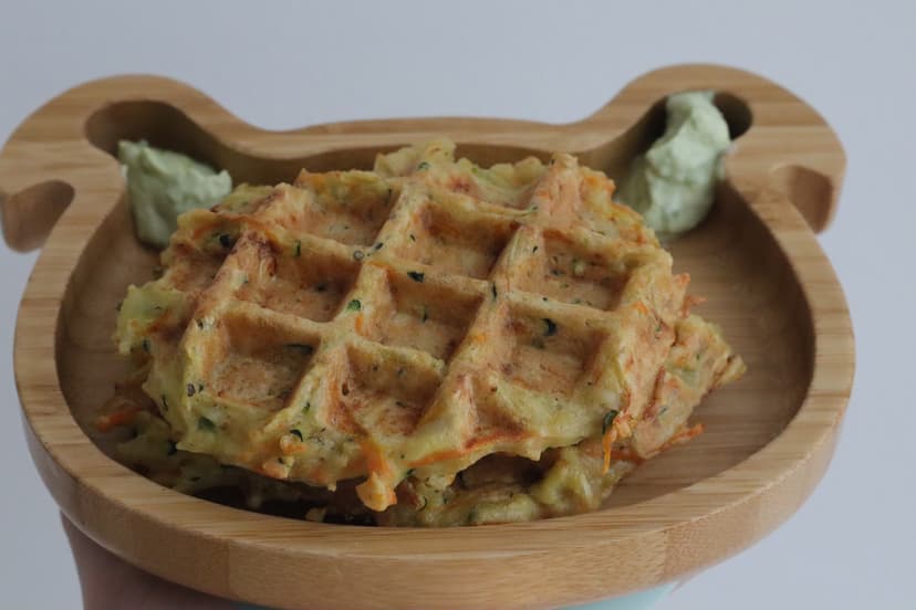 Foto von Gemüse Waffeln glutenfrei