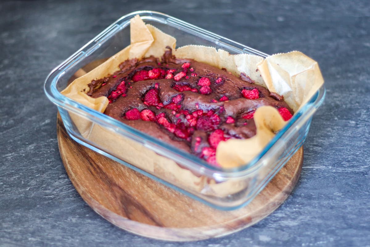 Glutenfreie Schoko Brownies - mit Himbeeren - Glutenfreies Rezept von maximalfannitastisch