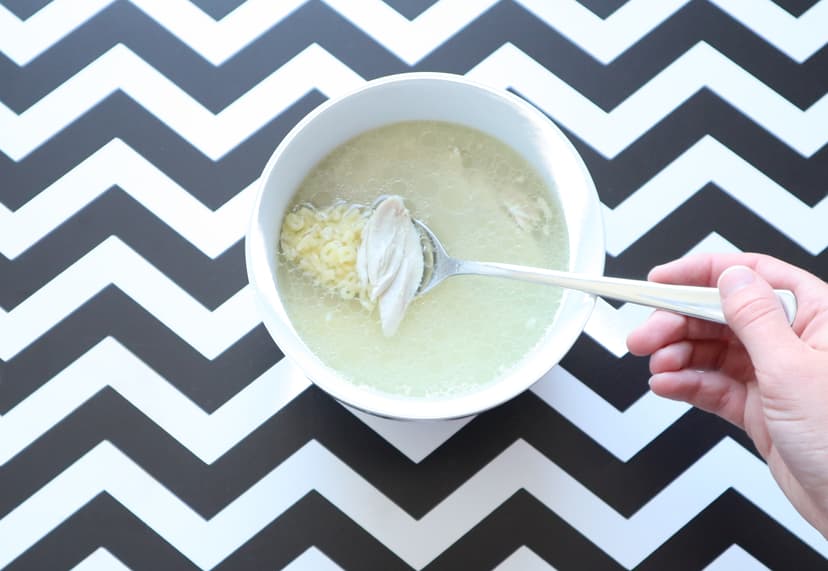 Foto von Hühnersuppe